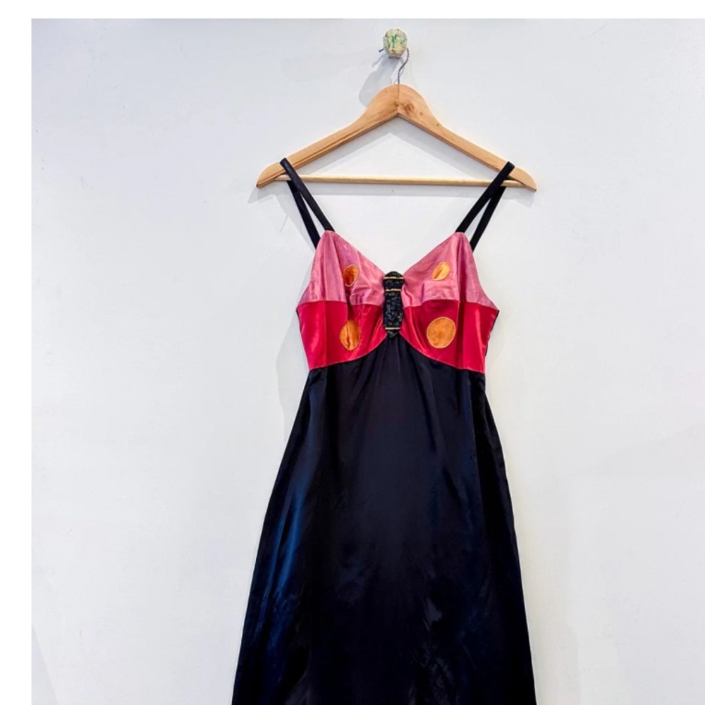 Vintage Maxi Librati Butterfly Dress